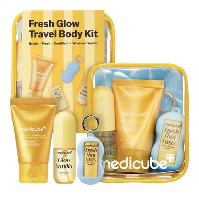 Medicube Fresh Glow Body Kit | Travel-Ready Hair & Body Set