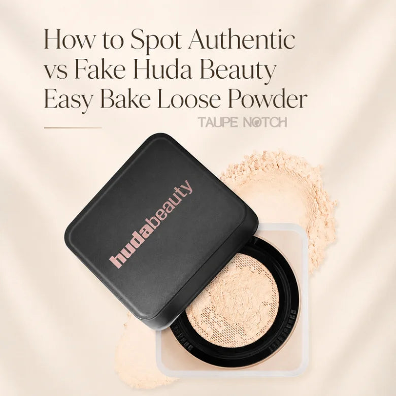 How to Spot Authentic vs Fake Huda Beauty Easy Bake Loose Powder (Full Guide)