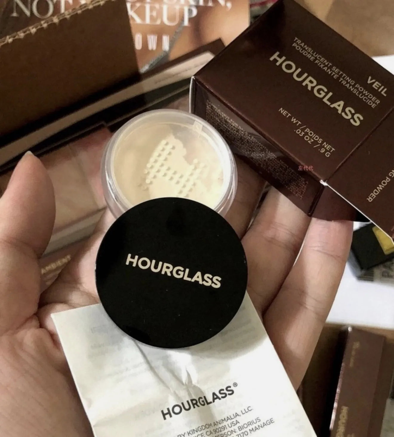 Hourglass Mini Veil Translucent Setting Powder Talc Free 0.9g