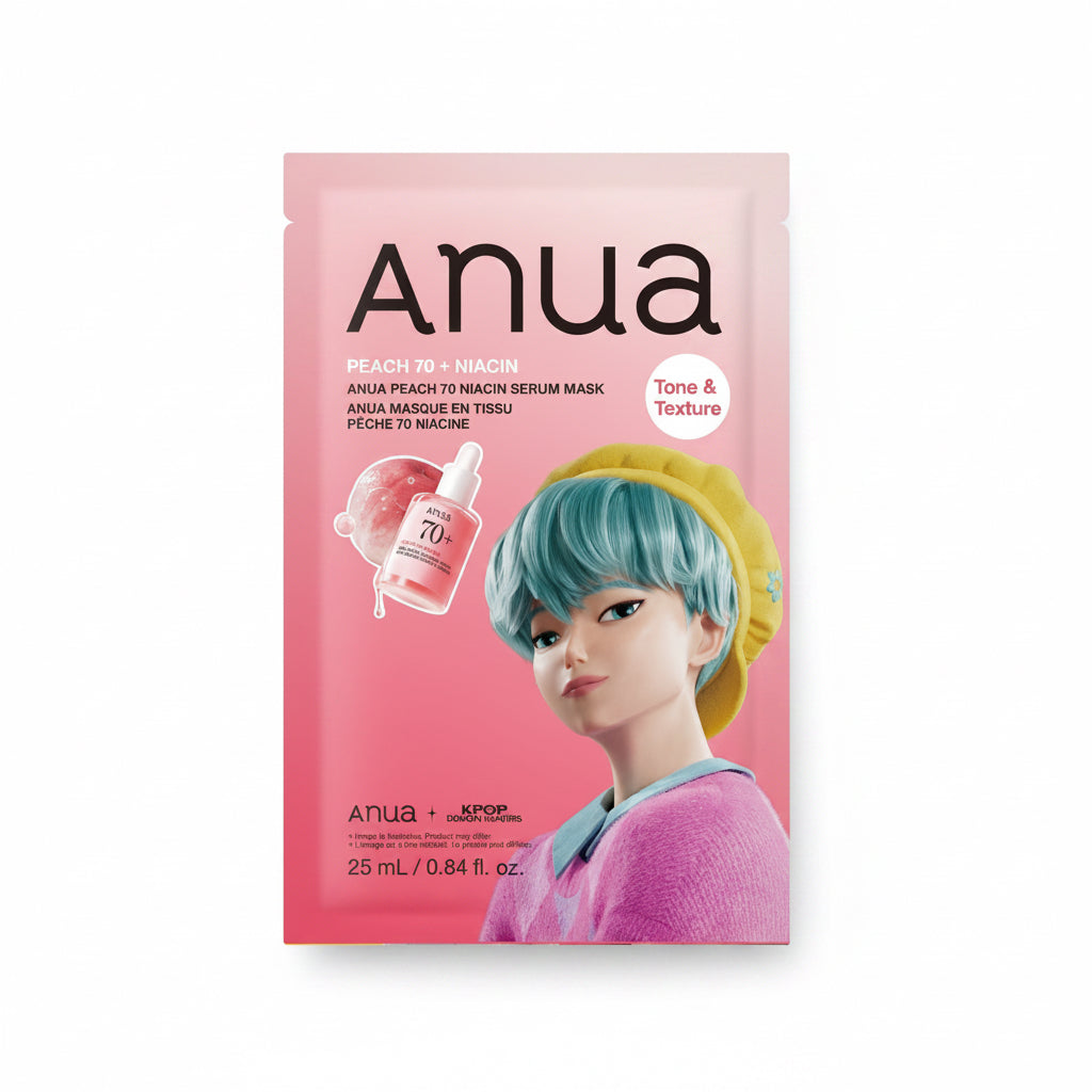 ANUA
Peach 70 Niacin Serum Face Mask 25 ml | Anua K-Pop Demon Hunters