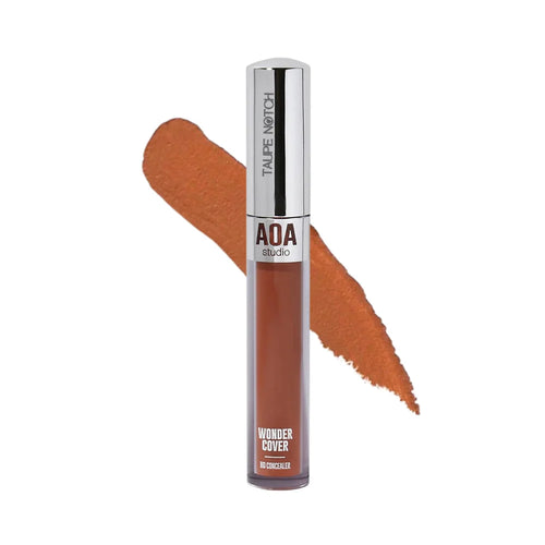 AOA Wonder Cover corrector concealer, orange liquid in slim tube applicator