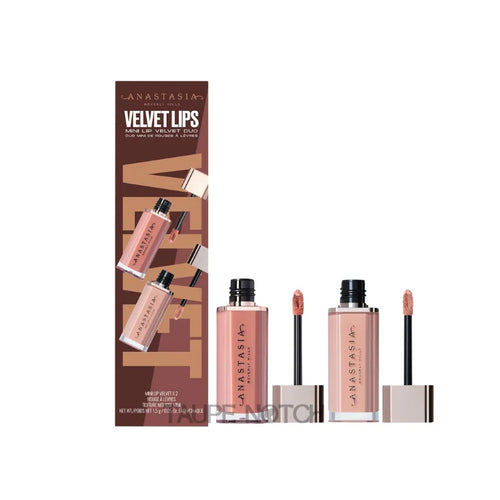 Anastasia Mini Lip Velvet Duo - Lip Set - softy + peachy nude