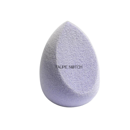 Microfiber makeup blender sponge, teardrop shape in lavender