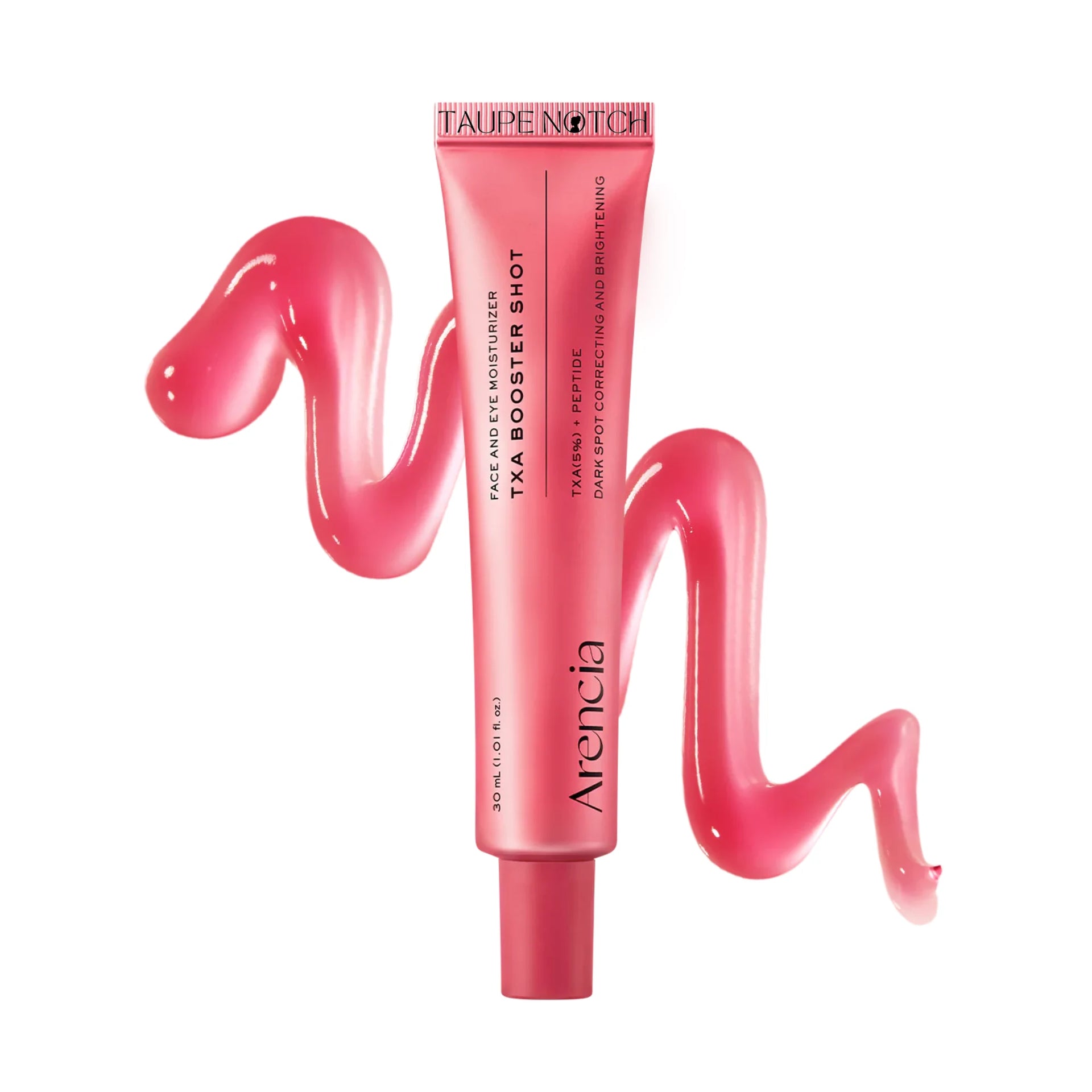 Arencia TXA Booster Shot cream tube, pink, 30 ml
