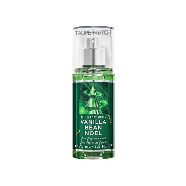 Bath & Body Works Vanilla Bean Noel fine fragrance mist, 75 ml travel spray bottle