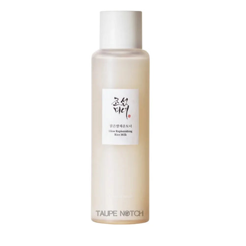 Beauty of Joseon rice milk toner bottle, light beige with white cap