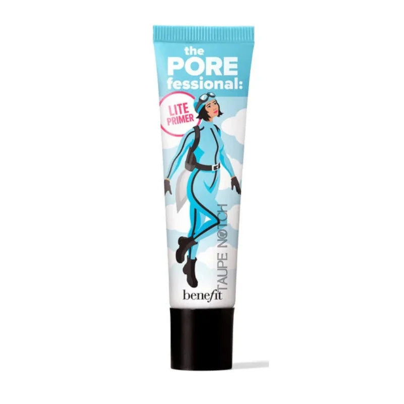Benefit POREfessional Lite Primer squeeze tube in blue packaging