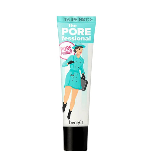 Face primer tube with teal cap and black base, 'the POREfessional' label