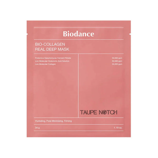 Biodance Bio-Collagen Deep Mask sheet, pink sachet packaging
