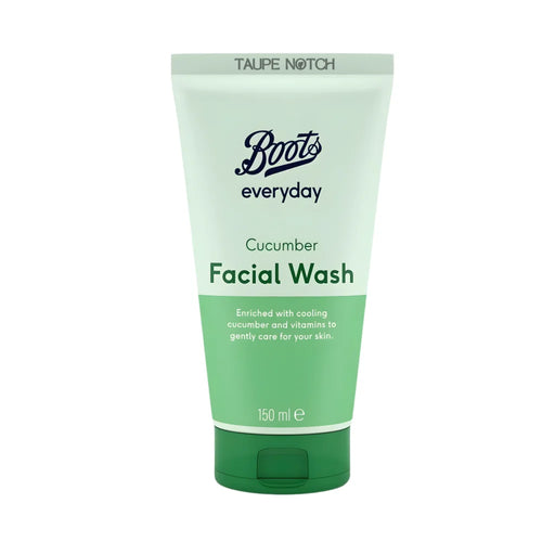 Boots everyday cucumber facial wash tube, 150 ml, for gentle cleansing