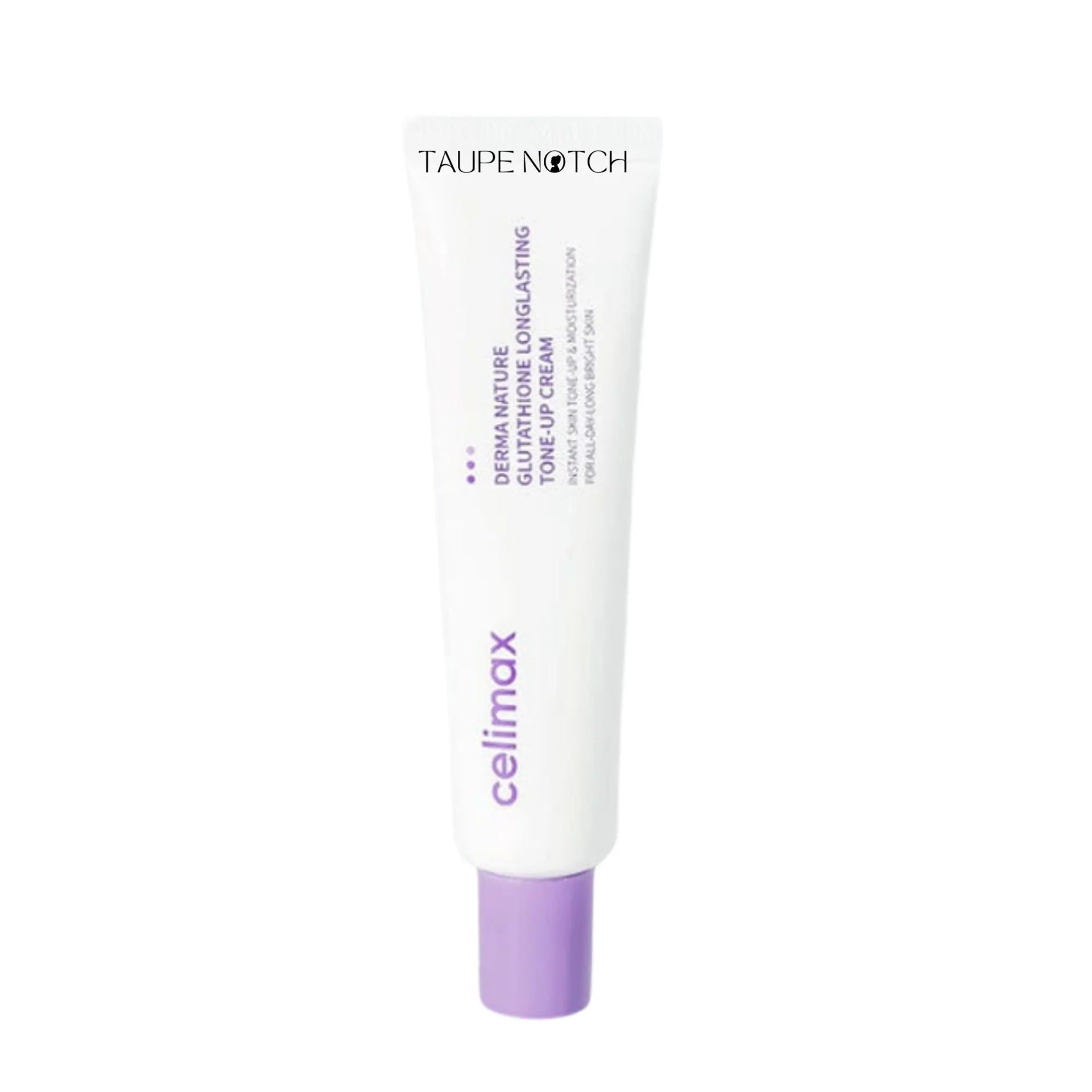 Celimax tone-up cream tube, Taupe Notch, purple base; 35 ml