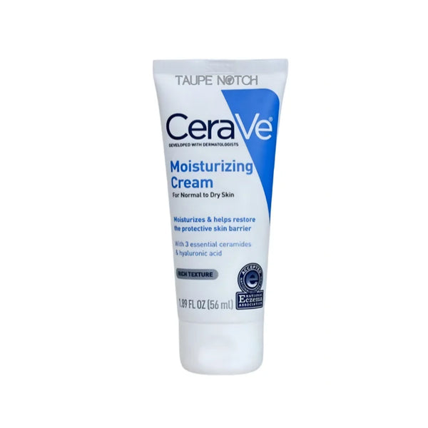 CeraVe moisturizing cream tube, 1 fl oz (50 ml), front label view