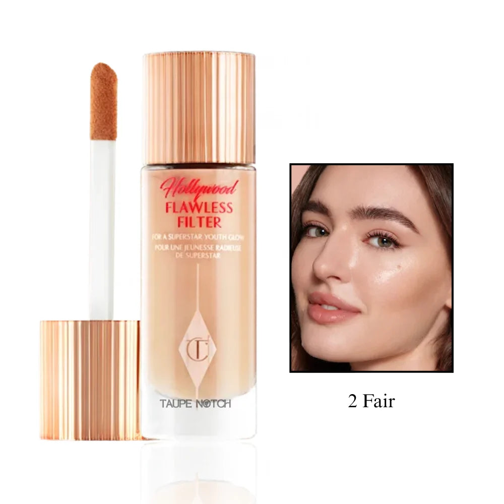 Liquid complexion filter with doe-foot applicator, shade 2 Fair
