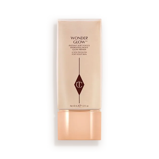 Charlotte Tilbury WonderGlow face primer bottle with pump