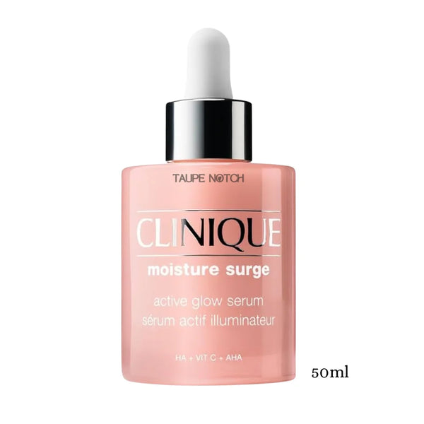 Clinique active glow serum with white dropper, black cap, 50 ml