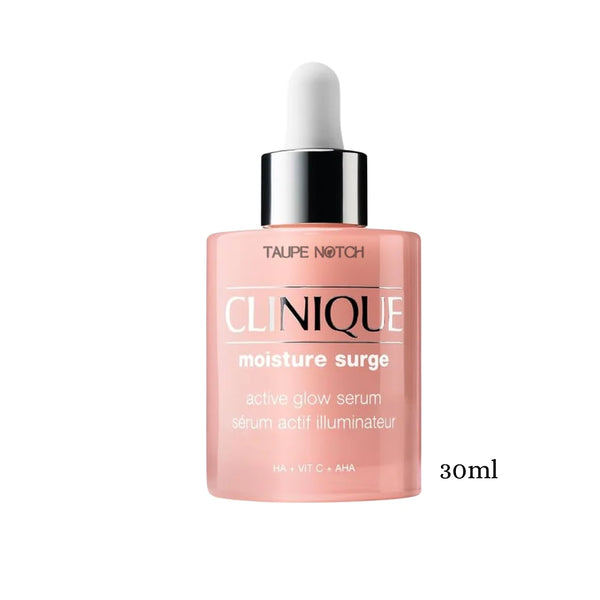 Clinique moisture surge serum with white dropper, black cap, 30 ml