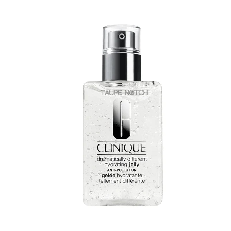 Clinique hydrating jelly moisturizer bottle with silver pump