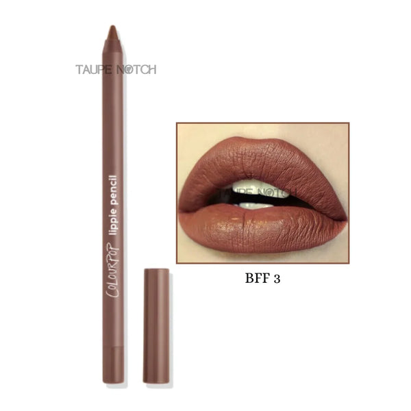 ColourPop lippie pencil in BFF 3 deep mauve-brown