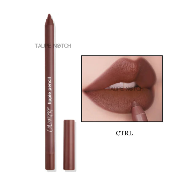 ColourPop lippie pencil in CTRL taupe-brown
