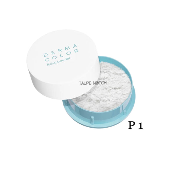 Dermacolor fixing powder in compact, shade P1, white loose powder