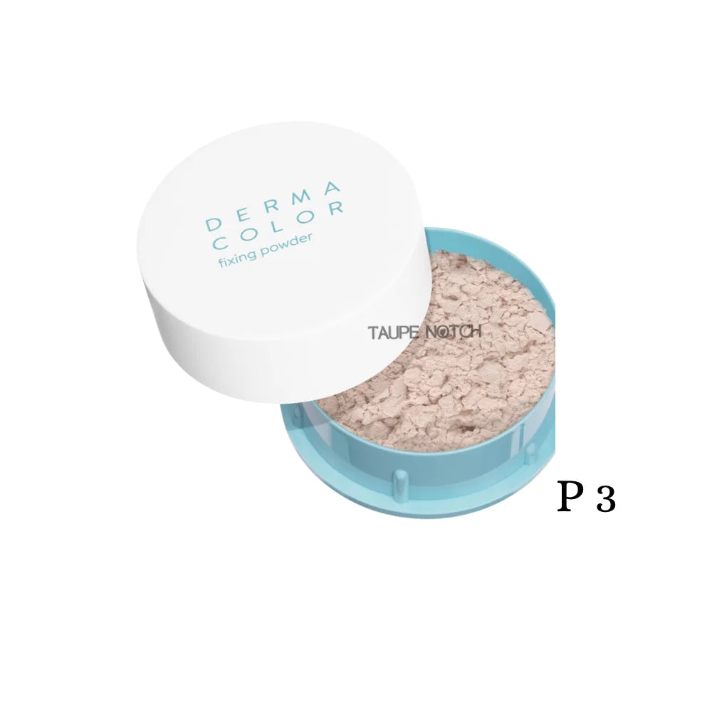 Dermacolor fixing powder in compact, shade P3, beige loose powder