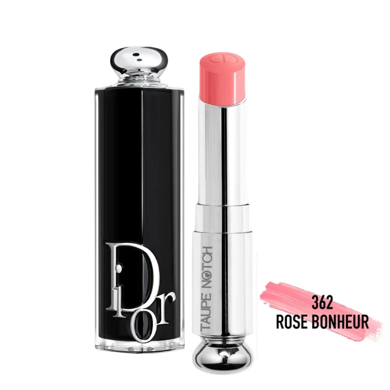 Dior Addict Shine Lipstick 362 Rose Bonheur soft pastel coral pink sheer finish