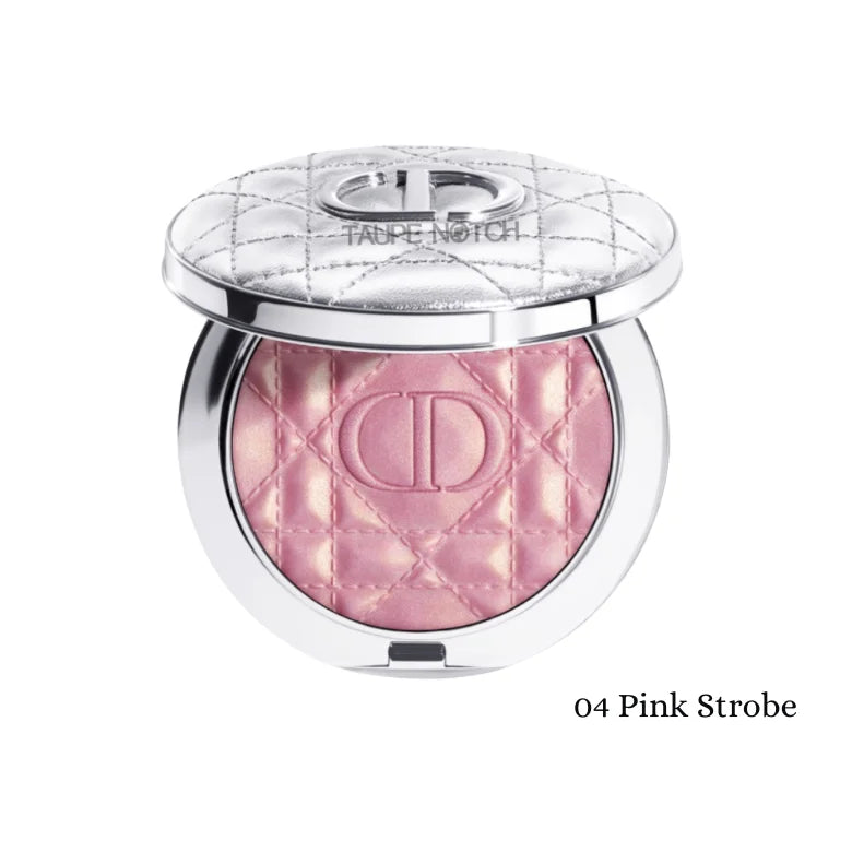 Dior Forever Couture Luminizer Highlighter Compact 04 Pink Strobe soft pink shimmer powder