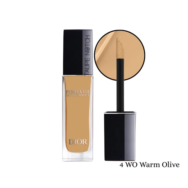 Dior Forever Skin Correct concealer in tube with doe-foot applicator, shade 4 WO Warm Olive