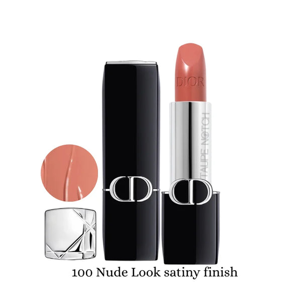 Dior Rouge Dior Couture lipstick in peachy nude, satin finish