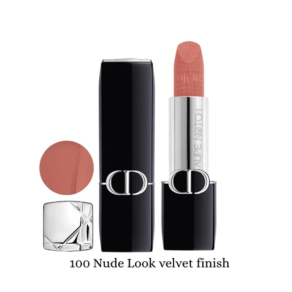 Dior Rouge Dior Couture lipstick in nude pink-beige, velvet finish