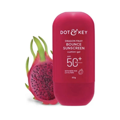 Dot & Key Dragon Fruit Bounce Cushion Gel Sunscreen SPF 50+ PA++++