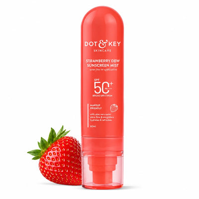 Dot & Key Strawberry Dew Sunscreen Face Mist SPF50+ PA+++