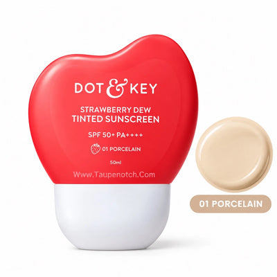 Dot & Key Strawberry Dew Tinted Sunscreen SPF 50+ PA++++ With New-Age UV Filters