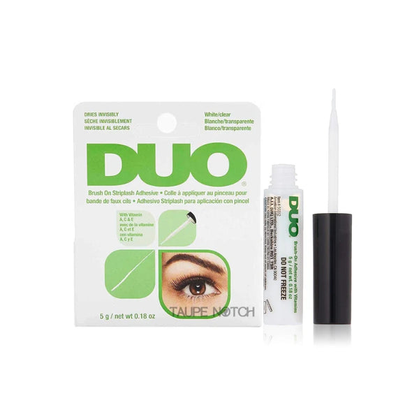 Duo lash glue adhesive with applicator tube, clear formula, 5 g