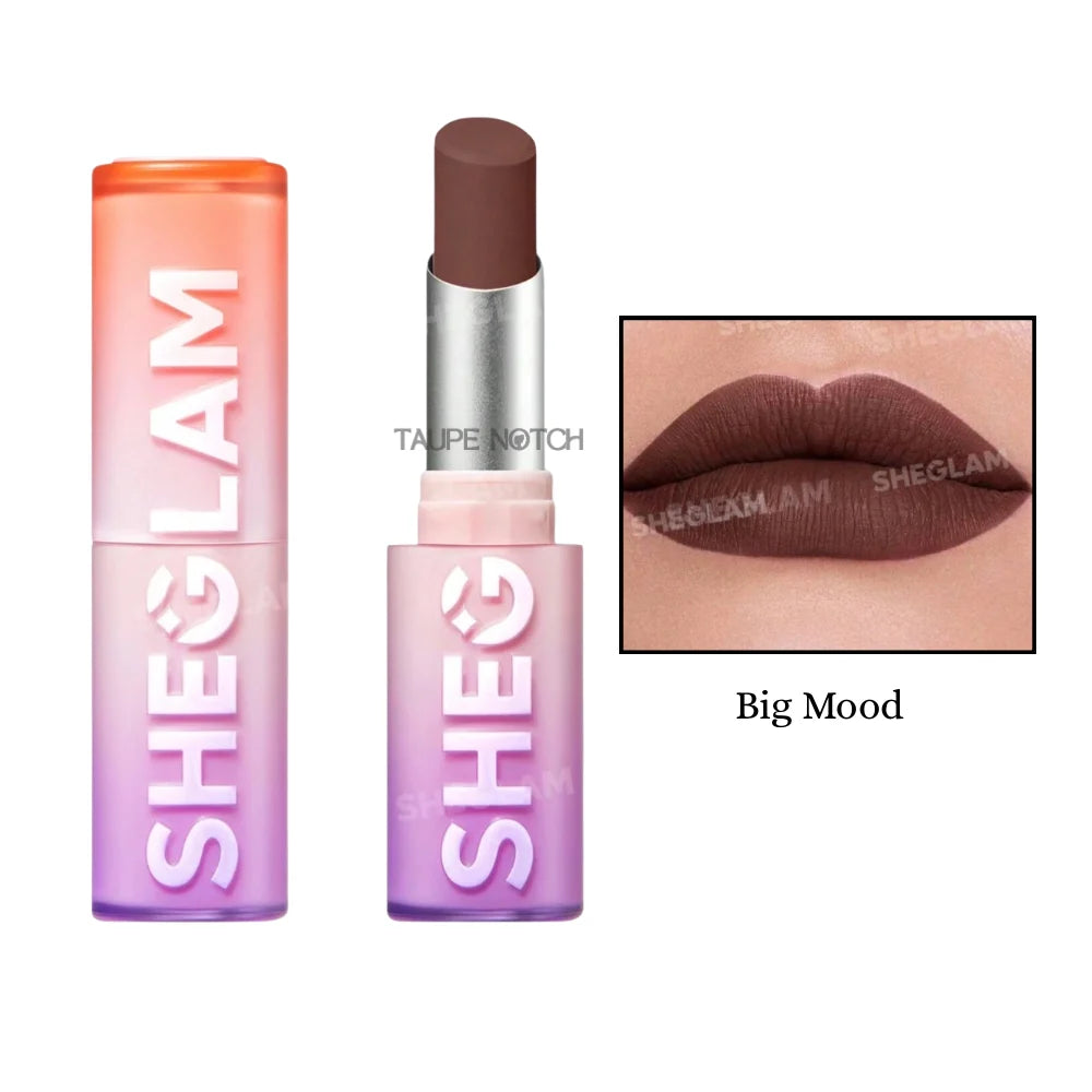 Sheglam Dynamatte Boom Long-Lasting Matte Lipstick price in bangladesh, Sheglam bullet lipstick, Sheglam matte lipstick, Sheglam long lasting lipstick, Sheglam dynamatte lipstick, Sheglam lipstick it takes guts, Taupe notch , top notch, Go go gorgeous 