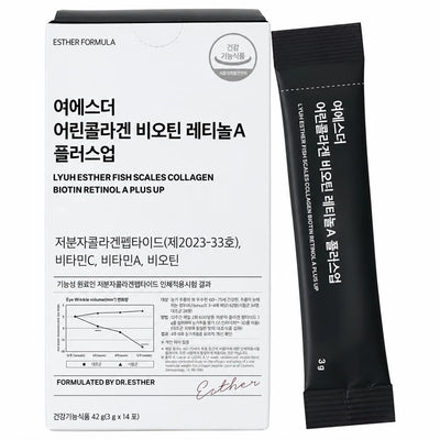 ESTHER FORMULA Fish Scales Collagen Biotin Retinol A Plus Up (42g)