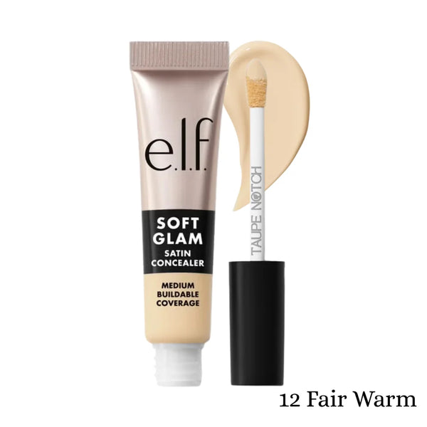 Satin concealer tube with doe-foot applicator, Fair Warm shade 12