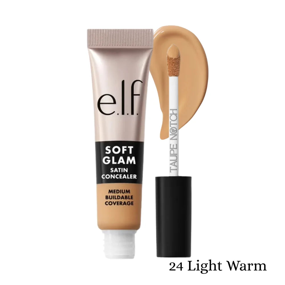 Satin concealer tube with doe-foot applicator, Light Warm shade 24