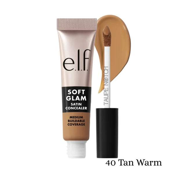 Satin concealer tube with doe-foot applicator, Tan Warm shade 40
