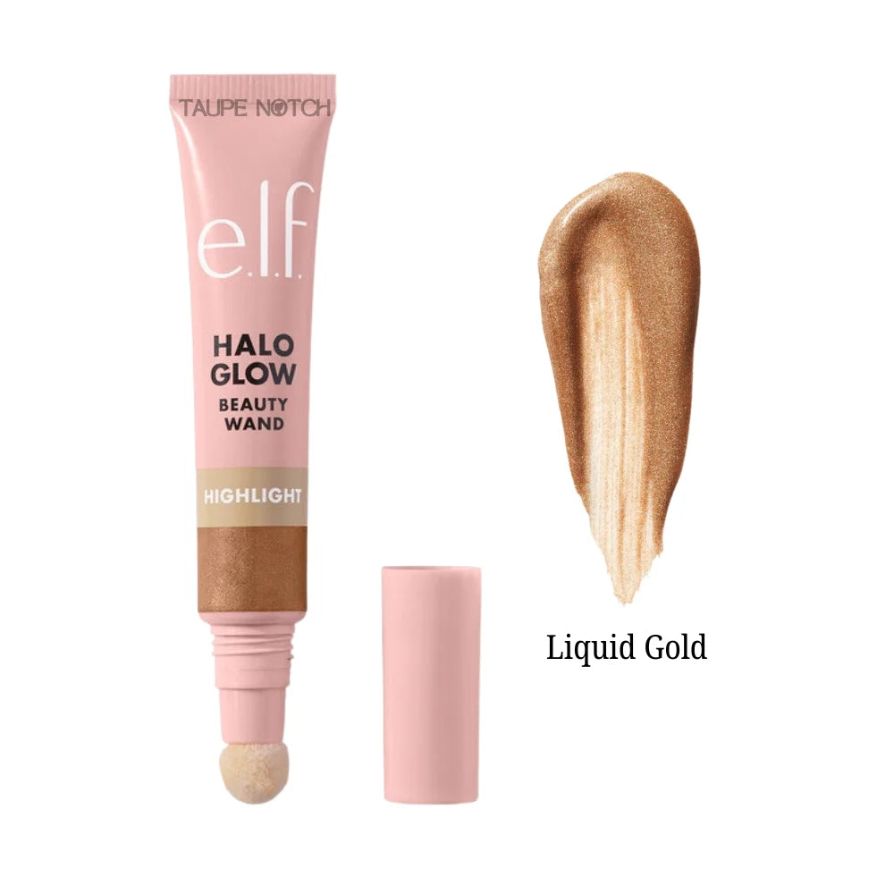 Highlight beauty wand in Liquid Gold golden shimmer gel.