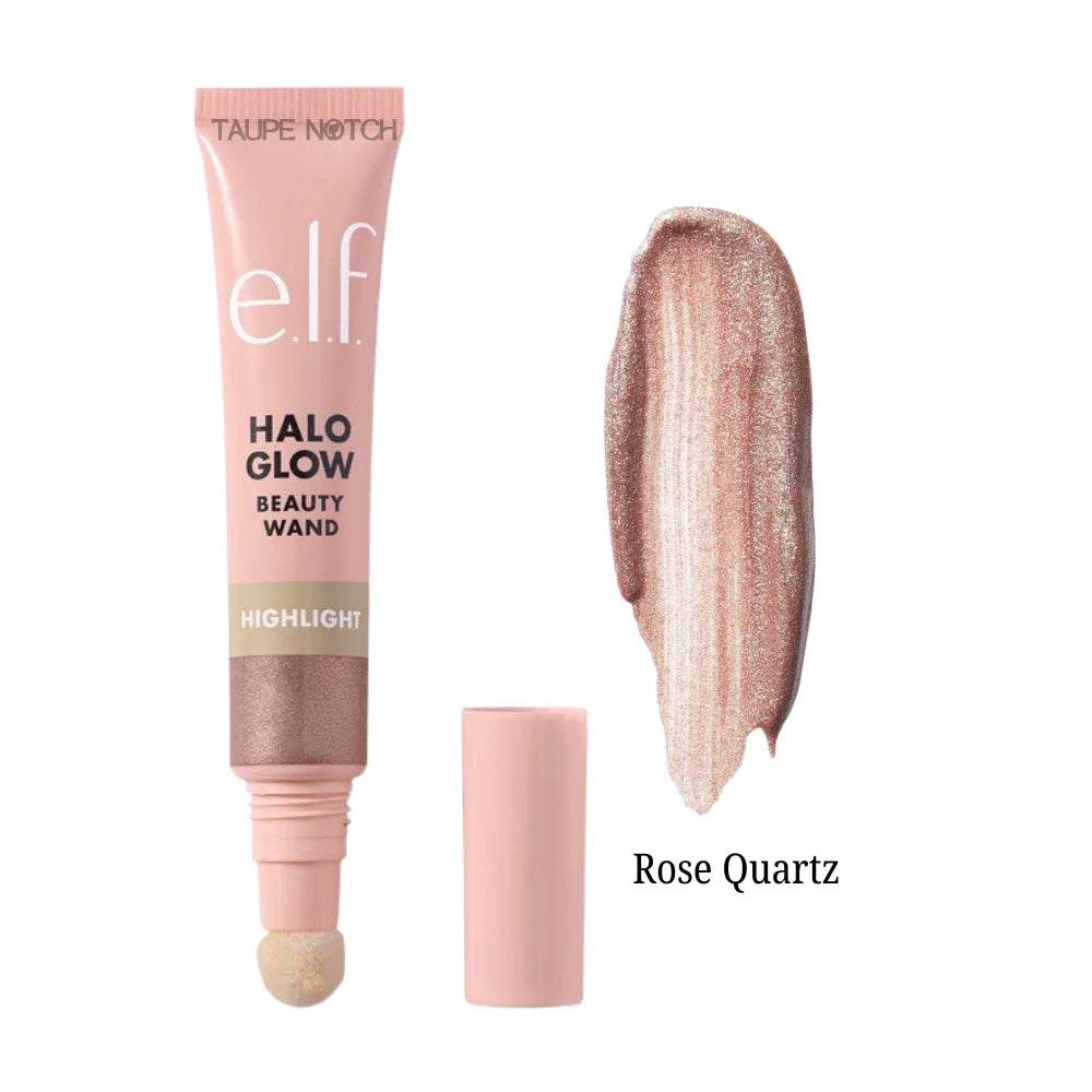 Highlight beauty wand in Rose Quartz rose-gold shimmer gel.