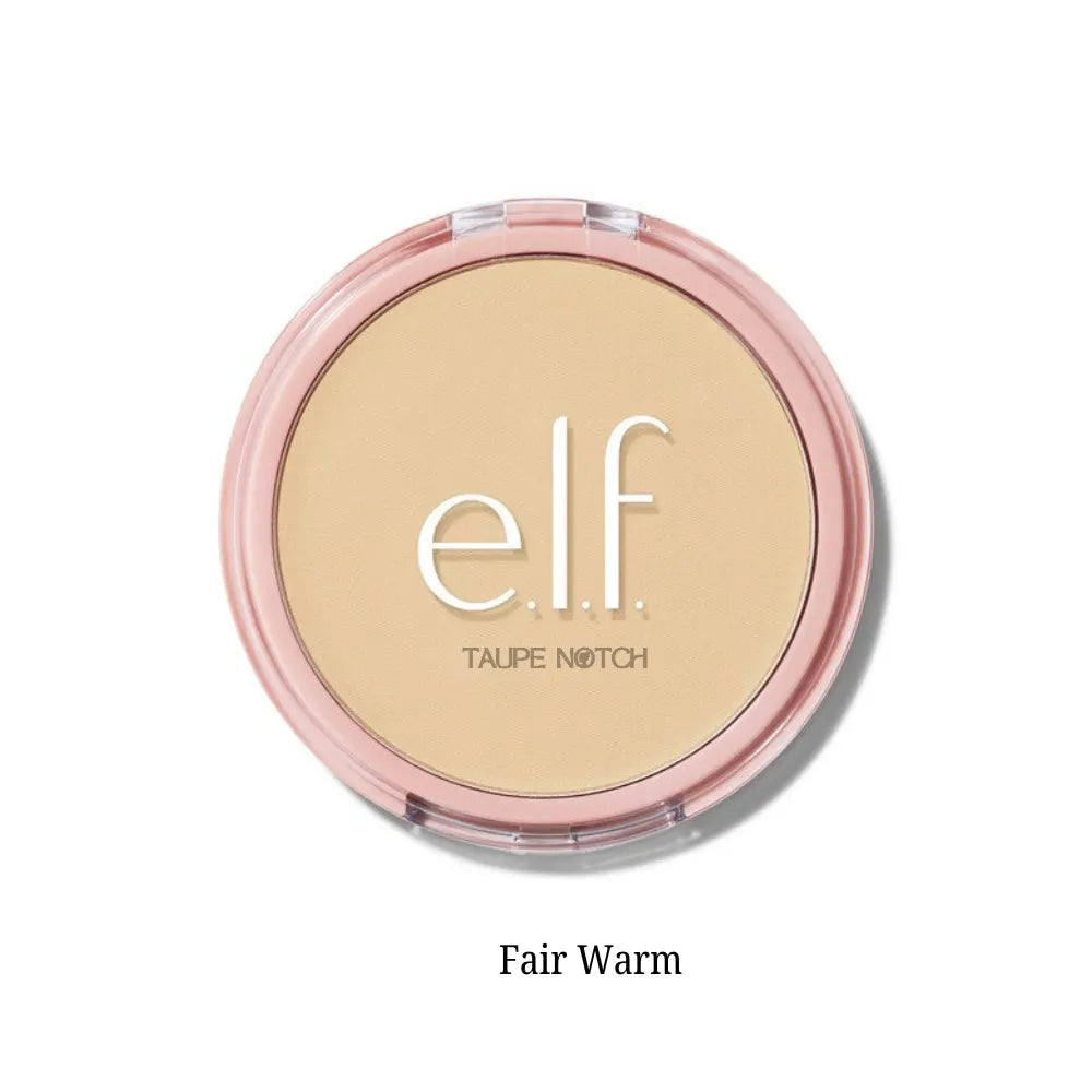 e.l.f. glow powder compact, Fair Warm shade pan, light beige powder