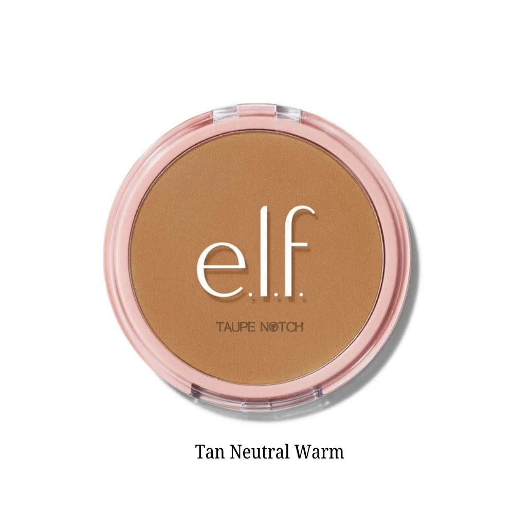 e.l.f. glow powder compact, Tan Neutral Warm shade pan, warm tan powder