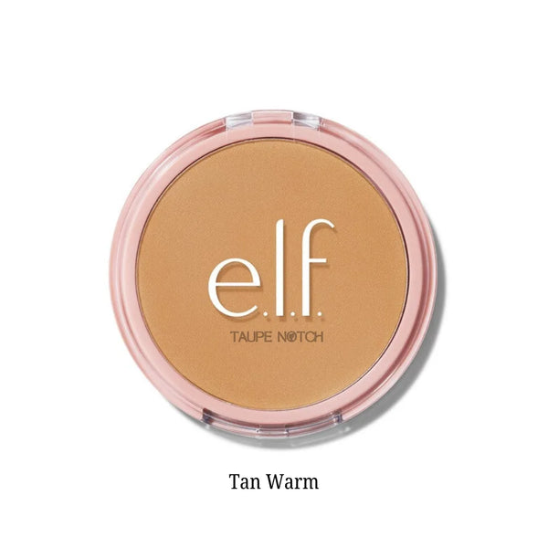 e.l.f. glow powder compact, Tan Warm shade pan, medium tan powder