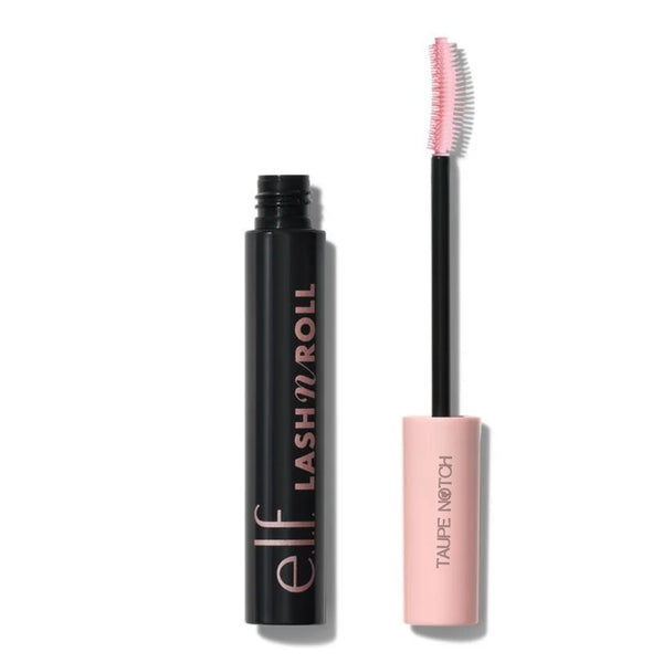 Black mascara tube and applicator wand