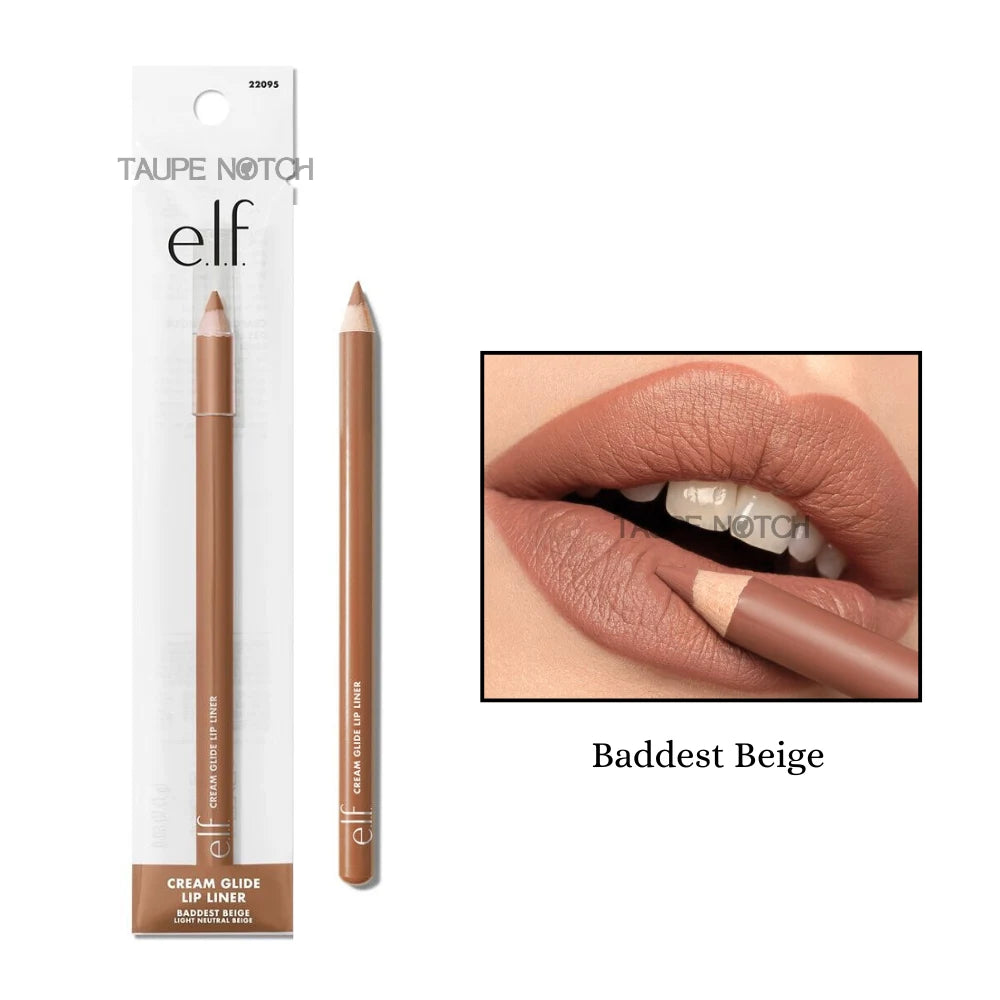 Cream Glide Lip Liner price in bangladesh, elf lip liner baddest beige , dark brown lip liner, creamy pigmented lipliner, best seller lipliner in drugstore, elf lip products in bangladesh.