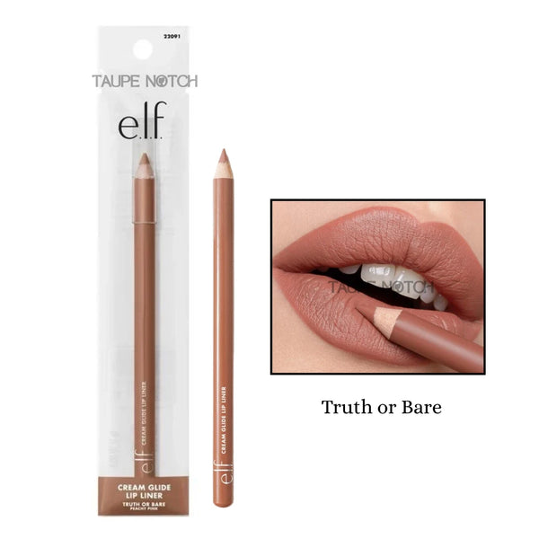 Cream Glide Lip Liner price in bangladesh, elf lip liner truth or bare , nude lip liner, creamy pigmented lipliner, best seller lipliner in drugstore, elf lip products in bangladesh.