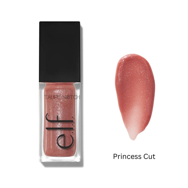 Lip oil in Princess Cut, rosy pink shimmer gloss