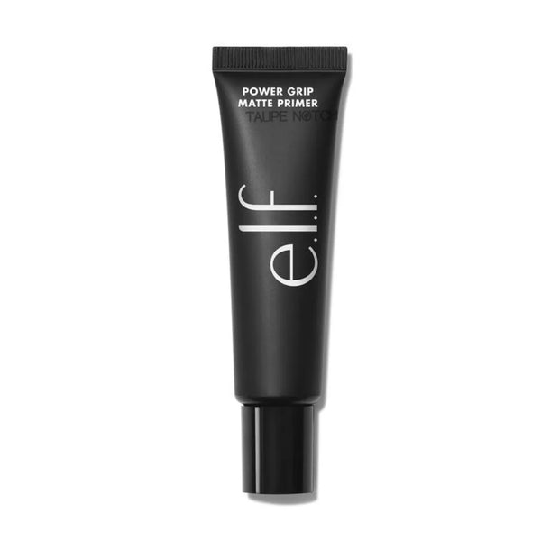 Elf Power Grip matte primer squeeze tube, dark gray/black with cap