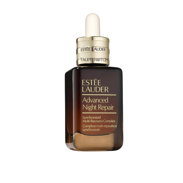 Estée Lauder Advanced Night Repair face serum, 75 ml; dark bottle, gold cap